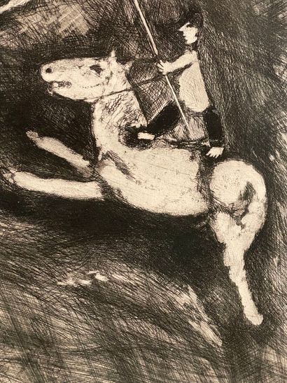 Marc CHAGALL (1887-1985)
L'âne et le lion;...