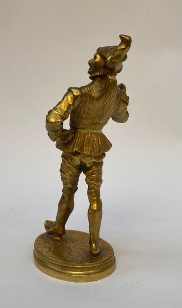 D'après Pierre GRANET (1843-1910).
Polichinelle.
Bronze...