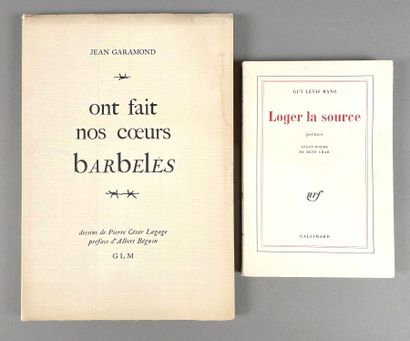 LÉVIS MANO Guy. Ont fait nos coeurs barbelés...