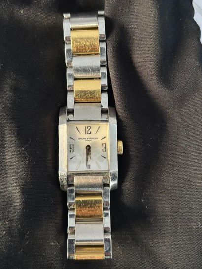 BAUME et MERCIER.
Montre bracelet de dame,...
