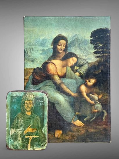 D'après Léonard de Vinci.
La Vierge, l'Enfant...