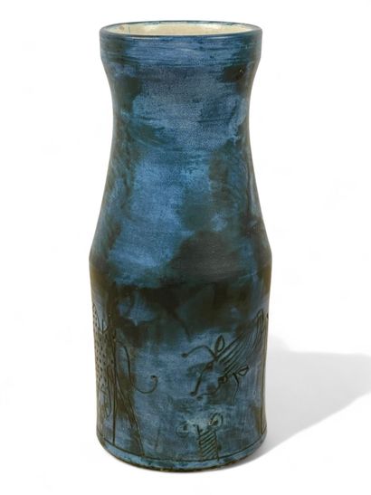 Jacques BLIN (1920-1995) 
Ceramic vase with...