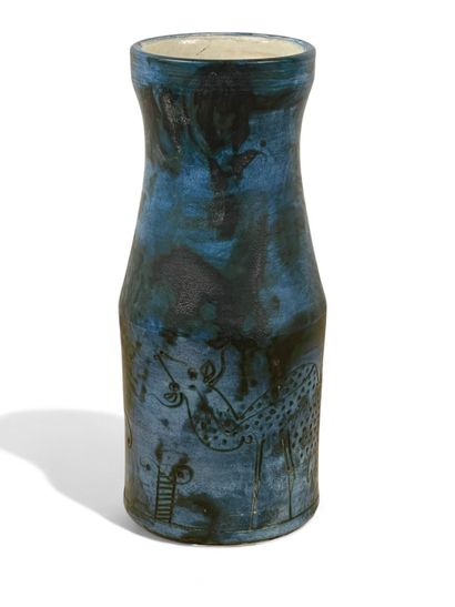 Jacques BLIN (1920-1995) 
Ceramic vase with...