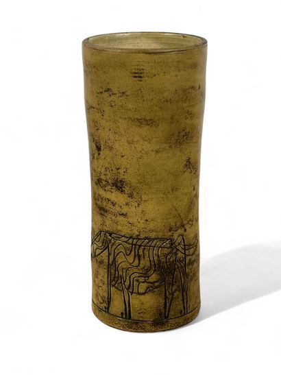 Jacques BLIN (1920-1995)
Ceramic vase with...