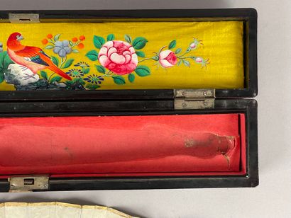 Exotic refinement, Europe, circa 1780.
Folded...