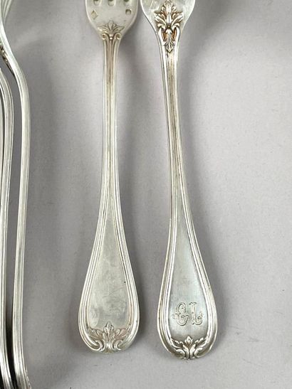 Partie de ménagère en argent (925 millièmes),...