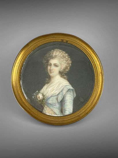 French school circa 1900.
Portrait of Madame...