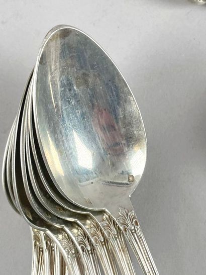 Partie de ménagère en argent (925 millièmes),...