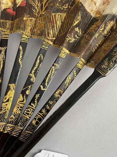 Exotic refinement, Europe, circa 1780.
Folded...