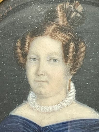 French school of the 19th century.
Portrait...