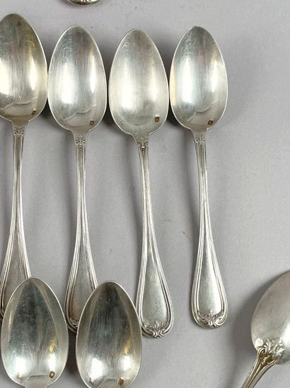 Partie de ménagère en argent (925 millièmes),...