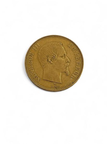 FRANCE 
One 100-franc gold coin bearing the...