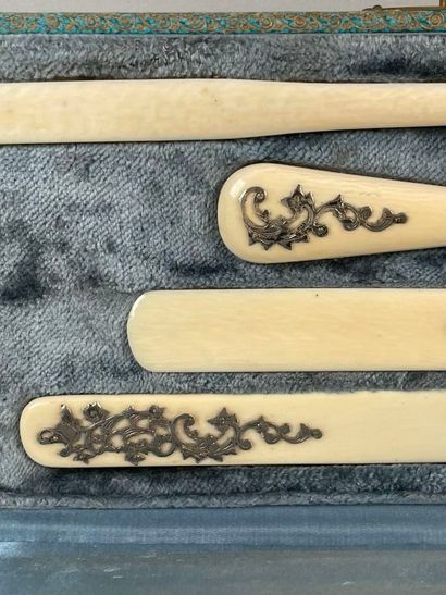 Ivory (Elephantidae spp*), silver (800 thousandths)...