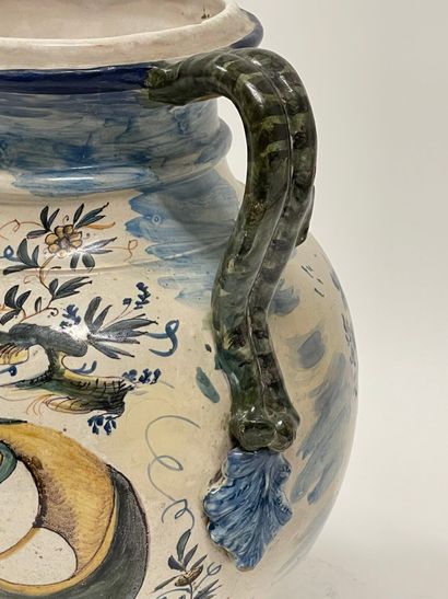 ITALIE, Naples.
Paire de vases de pharmacie...