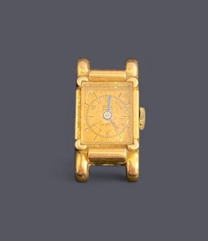 HERCE WATCH 
18k (750 thousandths) gold wristwatch...