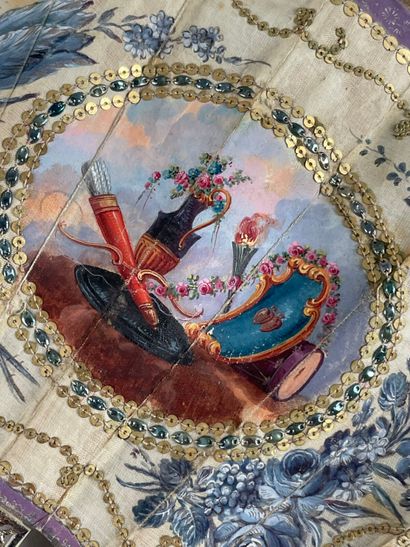 Le serment d'amour, France, circa 1780.
Folded...