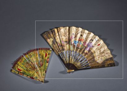 Exotic refinement, Europe, circa 1780.
Folded...