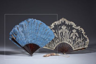 Jay feathers, France, circa 1890-1900.
Large...
