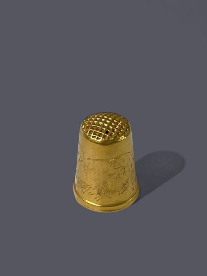 18k (750 thousandths) yellow gold set including...