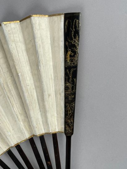 Exotic refinement, Europe, circa 1780.
Folded...