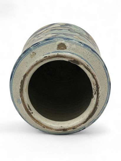 ITALIE, Sicile, Caltagirone.
Vase décoré...