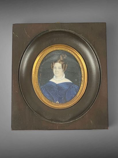 French school of the 19th century.
Portrait...