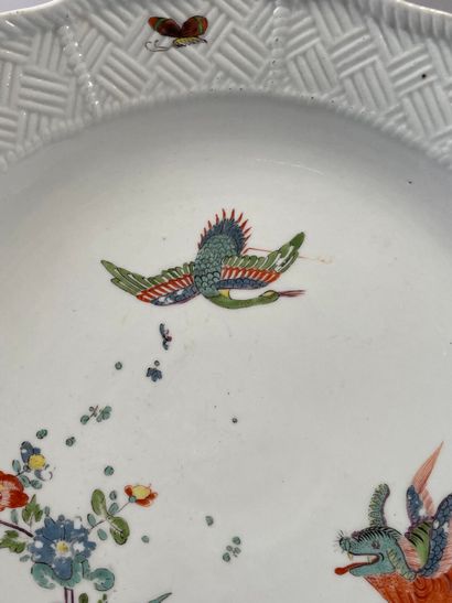 MEISSEN.
Paire de plats du service Sulkowski,...