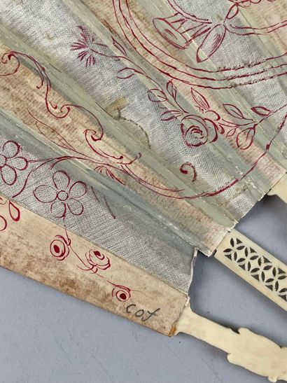 Le serment d'amour, France, circa 1780.
Folded...