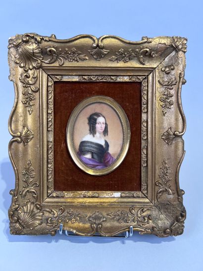 Richard SCHWAGER (1822-1880).
Portrait of...