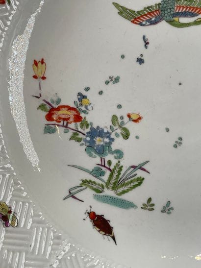 MEISSEN.
Paire de plats du service Sulkowski,...