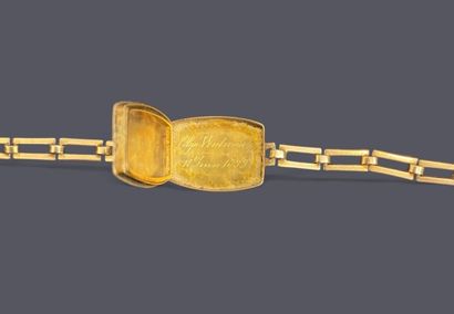 Bracelet in 18k (750 thousandths) yellow...