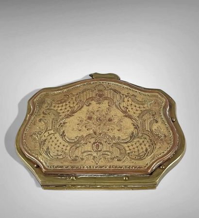Souvenir purse from the Grand Tour, decorated...