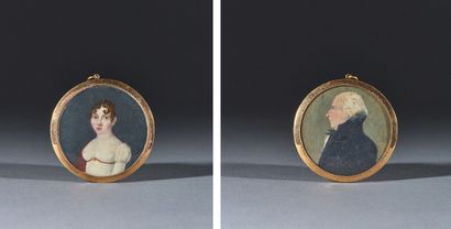 French school, First Empire period
Two miniatures...