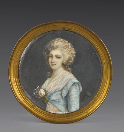 French school circa 1900.
Portrait of Madame...