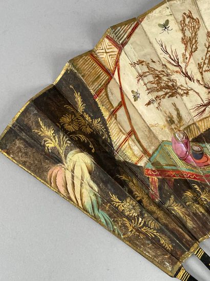 Exotic refinement, Europe, circa 1780.
Folded...