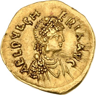 PULCHERIA (+ 453), sister of Theodosius II
Gold...