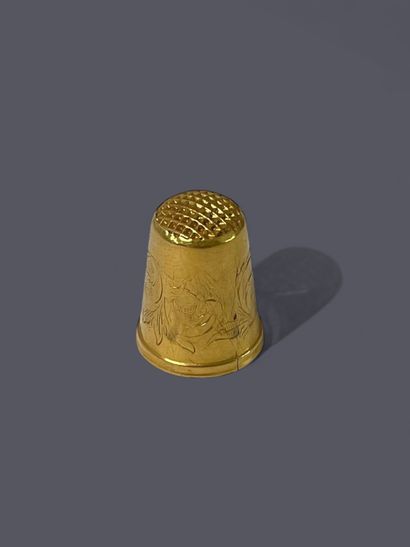 18k (750 thousandths) yellow gold set including...