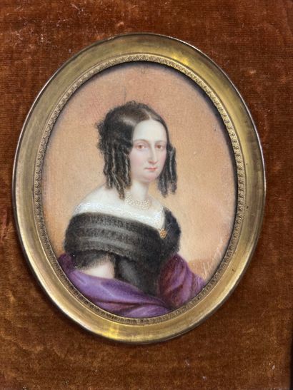 Richard SCHWAGER (1822-1880).
Portrait of...