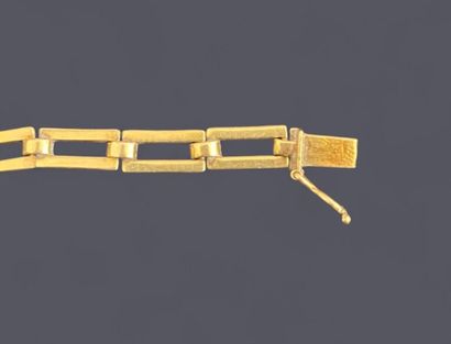 Bracelet in 18k (750 thousandths) yellow...