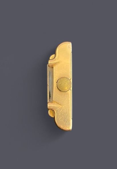 HERCE WATCH 
18k (750 thousandths) gold wristwatch...