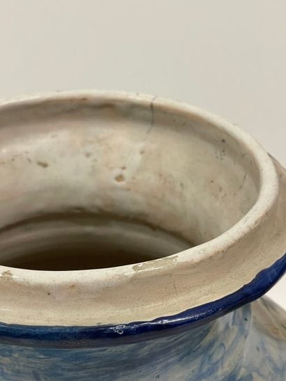 ITALIE, Naples.
Paire de vases de pharmacie...