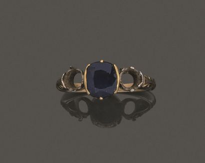 Ring in 14k yellow gold (585 thousandths)...