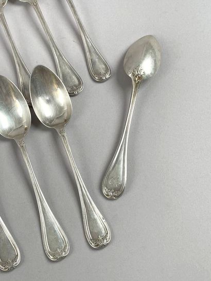Partie de ménagère en argent (925 millièmes),...