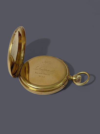 18k (750 thousandths) gold gousset watch...