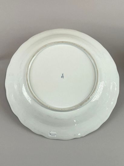 MEISSEN.
Paire de plats du service Sulkowski,...