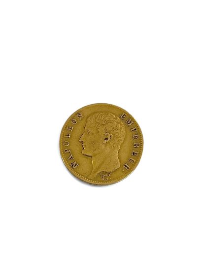 FRANCE 
One 20-franc gold coin bearing the...