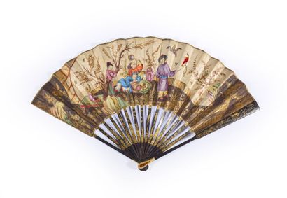 Exotic refinement, Europe, circa 1780.
Folded...