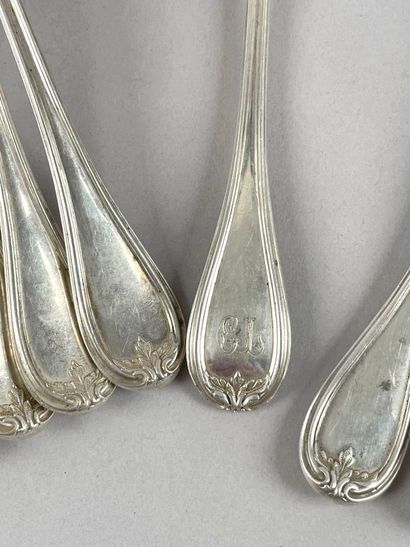 Partie de ménagère en argent (925 millièmes),...