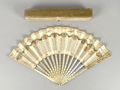 L'oracle, France, circa 1900.
Folded fan,...