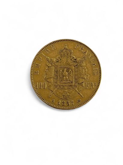 FRANCE 
One 100-franc gold coin bearing the...